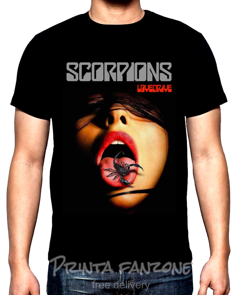 T-SHIRTS Scorpions, Lovedrive, men's  t-shirt, 100% cotton, S to 5XL